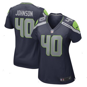 Darryl Johnson Seattle Seahawks Nike Women's Game Player Jersey - College Navy