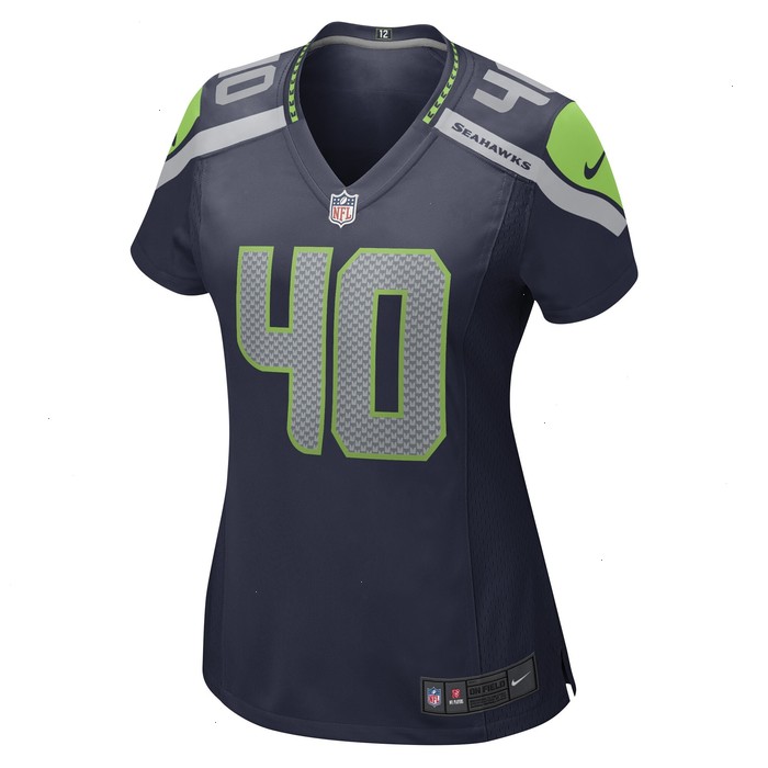 Darryl Johnson Seattle Seahawks Nike Women's Game Player Jersey - College Navy