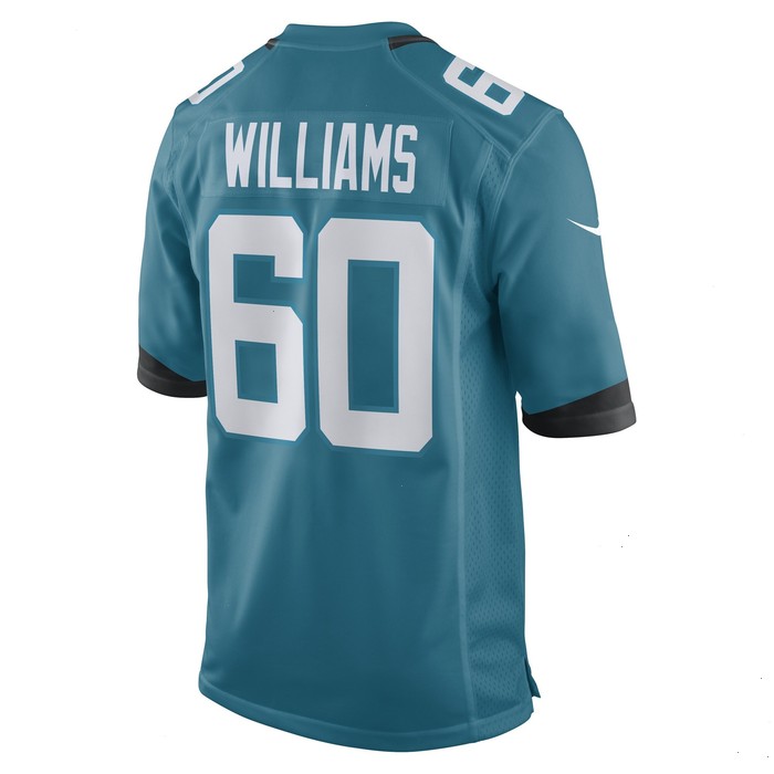 Darryl Williams Jacksonville Jaguars Nike Game Player Jersey - Teal