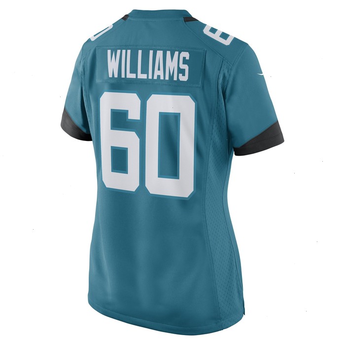 Darryl Williams Jacksonville Jaguars Nike Women's Game Player Jersey - Teal