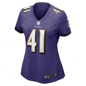 Daryl Worley Baltimore Ravens Nike Women's Game Player Jersey - Purple