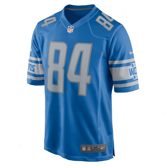 Daurice Fountain Detroit Lions Nike Team Game Jersey - Blue