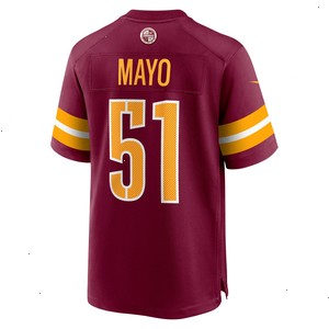 David Mayo Washington Commanders Nike Game Player Jersey - Burgundy