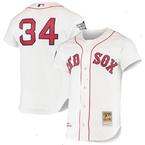 David Ortiz Boston Red Sox Mitchell & Ness 2004 Cooperstown Collection Home Authentic Jersey - White