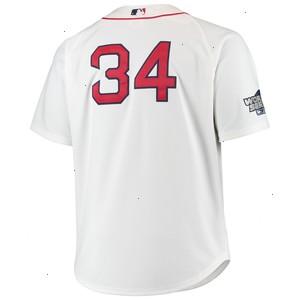 David Ortiz Boston Red Sox Mitchell & Ness Big & Tall Home Authentic Player Jersey - White