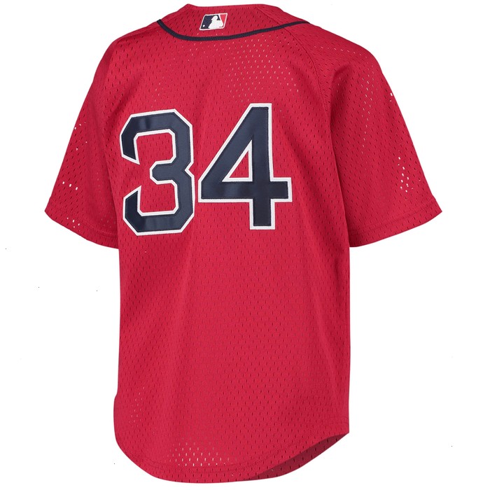 David Ortiz Boston Red Sox Mitchell & Ness Youth Cooperstown Collection Batting Practice Jersey - Red