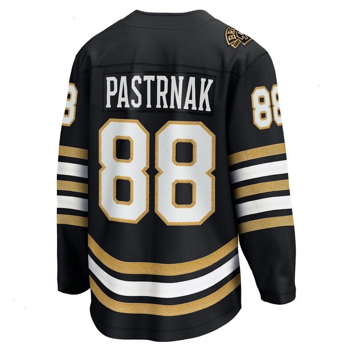 David Pastrnak Boston Bruins Fanatics Branded 100th Anniversary Premier Breakaway Player Jersey - Black