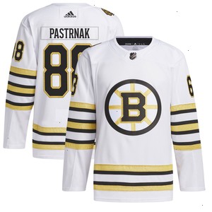 David Pastrnak Boston Bruins adidas Primegreen Authentic Pro Player Jersey - White