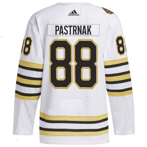 David Pastrnak Boston Bruins adidas Primegreen Authentic Pro Player Jersey - White