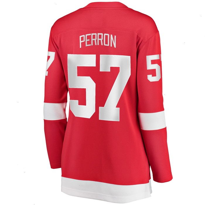 David Perron Detroit Red Wings Fanatics Branded Women's Home Breakaway Player Jersey - Red