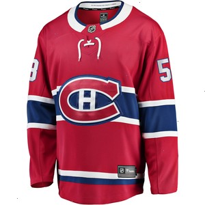 David Savard Montreal Canadiens Fanatics Branded Home Breakaway Player Jersey - Red