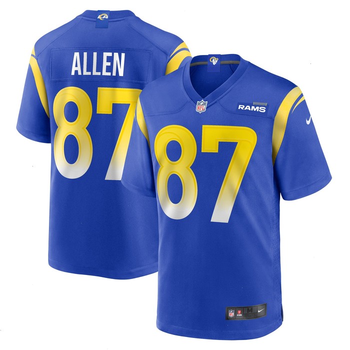 Davis Allen Los Angeles Rams Nike Home Game Jersey - Royal