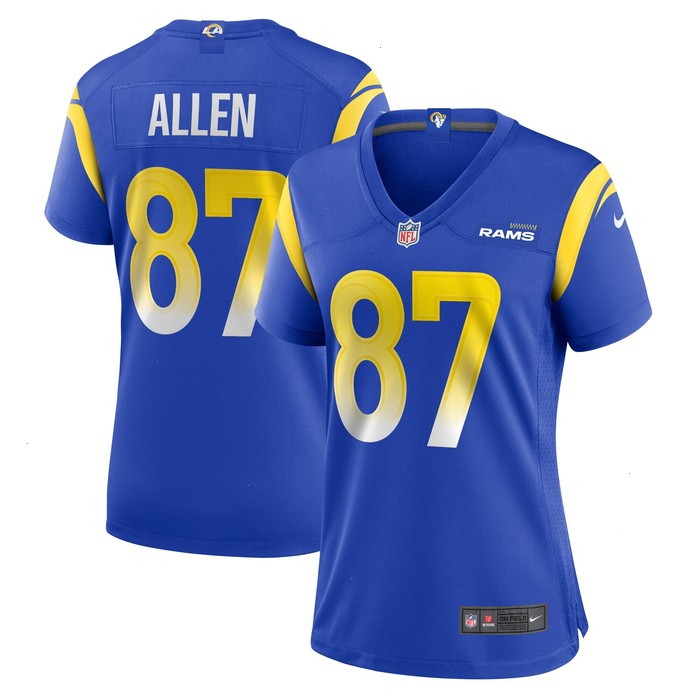 Davis Allen Los Angeles Rams Nike Women's Home Game Jersey - Royal