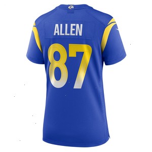 Davis Allen Los Angeles Rams Nike Women's Home Game Jersey - Royal