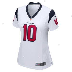 Davis Mills Houston Texans Nike Women's Game Player Jersey - White