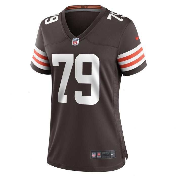 Dawand Jones Cleveland Browns Nike Women's Team Game Jersey - Brown