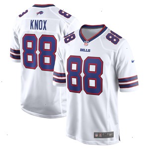 Dawson Knox Buffalo Bills Nike Away Game Player Jersey - White