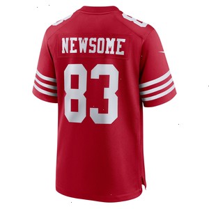 Dazz Newsome San Francisco 49ers Nike Home Game Player Jersey - Scarlet