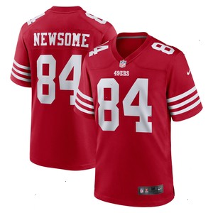 Dazz Newsome San Francisco 49ers Nike Team Game Jersey - Scarlet