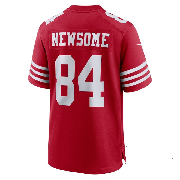 Dazz Newsome San Francisco 49ers Nike Team Game Jersey - Scarlet