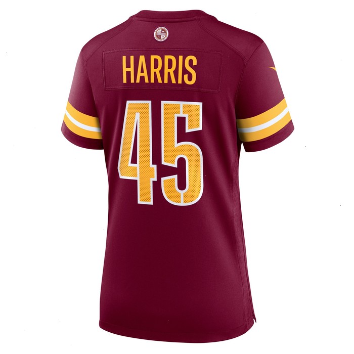 De'Jon Harris Washington Commanders Nike Women's Game Player Jersey - Burgundy