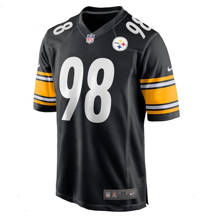 DeMarvin Leal Pittsburgh Steelers Nike Game Player Jersey - Black