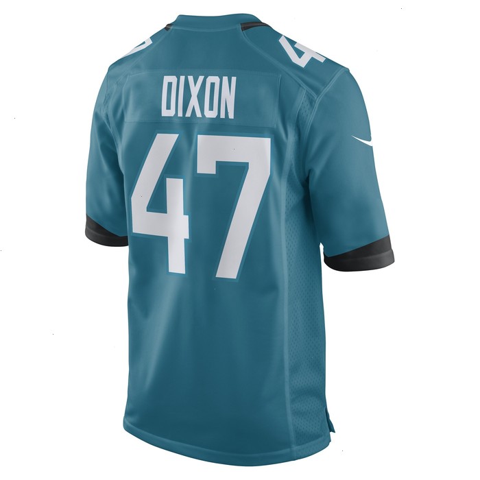 De'Shaan Dixon Jacksonville Jaguars Nike Team Game Player Jersey - Teal