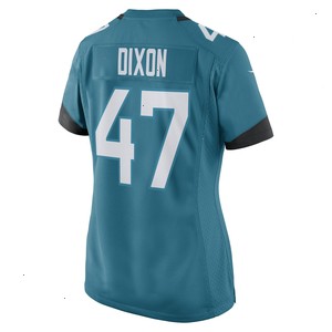 De'Shaan Dixon Jacksonville Jaguars Nike Women's Game Player Jersey - Teal