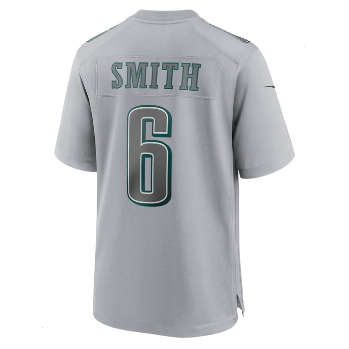 DeVonta Smith Philadelphia Eagles Nike Super Bowl LVII Patch Atmosphere Fashion Game Jersey - Gray