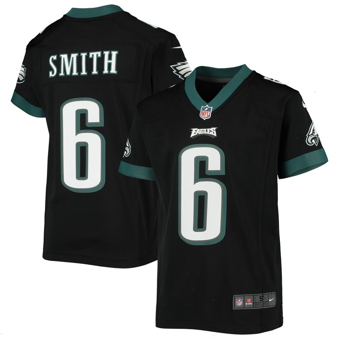 DeVonta Smith Philadelphia Eagles Nike Youth Game Jersey - Black