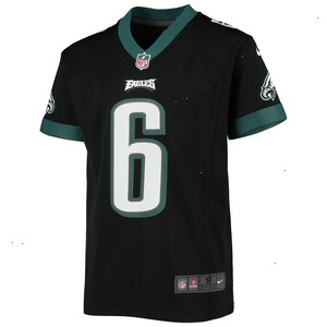 DeVonta Smith Philadelphia Eagles Nike Youth Game Jersey - Black