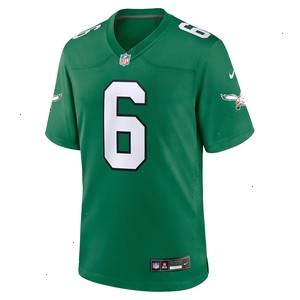 DeVonta Smith Philadelphia Eagles Nike Youth Game Jersey - Kelly Green