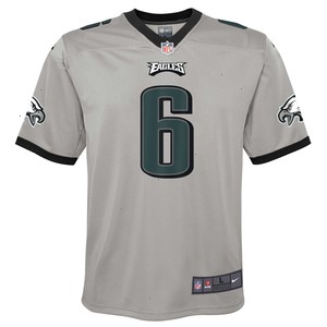 DeVonta Smith Philadelphia Eagles Nike Youth Inverted Game Jersey - Silver