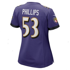 Del'Shawn Phillips Baltimore Ravens Nike Women's Game Player Jersey - Purple