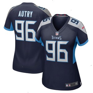 Denico Autry Tennessee Titans Nike Women's Game Jersey - Navy