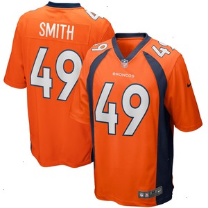 Dennis Smith Denver Broncos Nike Game Retired Player Jersey - Orange