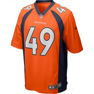 Dennis Smith Denver Broncos Nike Game Retired Player Jersey - Orange