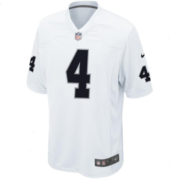 Derek Carr Las Vegas Raiders Nike Youth Game Jersey - White