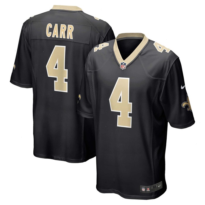 Derek Carr New Orleans Saints Nike Game Jersey - Black V1