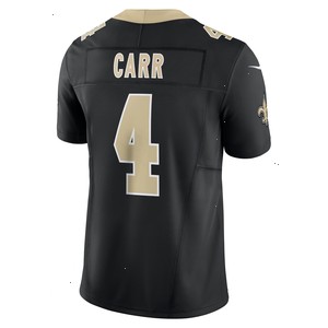 Derek Carr New Orleans Saints Nike Vapor F.U.S.E. Limited Jersey - Black