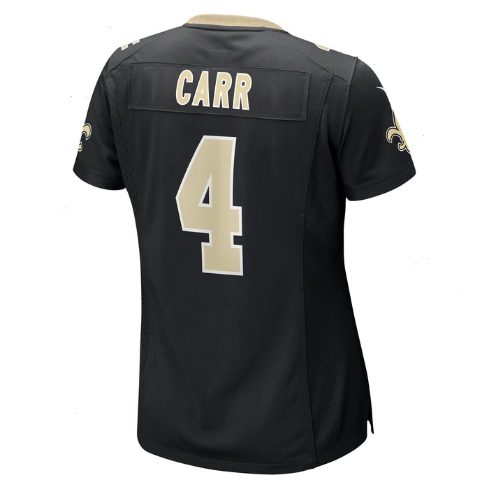 Derek Carr New Orleans Saints Nike Women's Game Jersey - Black