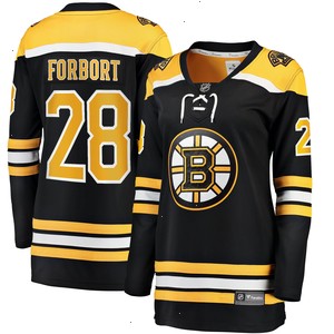 Derek Forbort Boston Bruins Fanatics Branded Women's Home Breakaway Player Jersey - Black