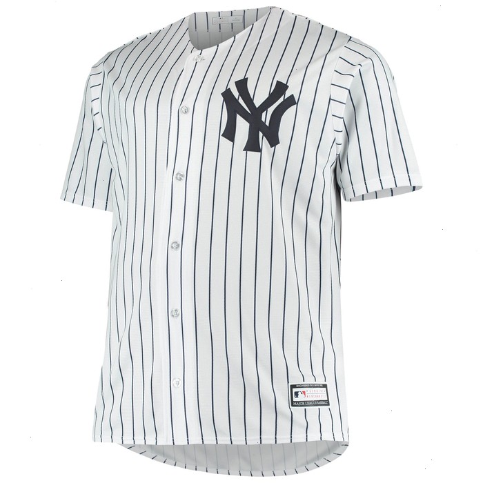 Derek Jeter New York Yankees Big & Tall Replica Player Jersey - White