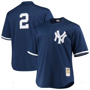 Derek Jeter New York Yankees Mitchell & Ness Big & Tall Batting Practice Replica Player Jersey - Navy