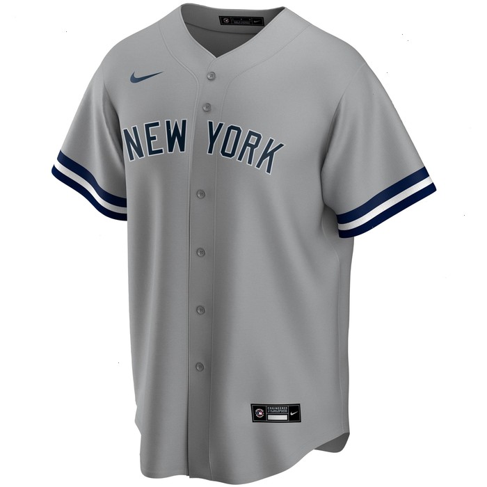 Derek Jeter New York Yankees Nike Road Replica Player Jersey - Gray