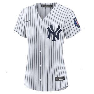 Derek Jeter New York Yankees Nike Women's 2020 Hall of Fame Induction Replica Jersey - White/Navy