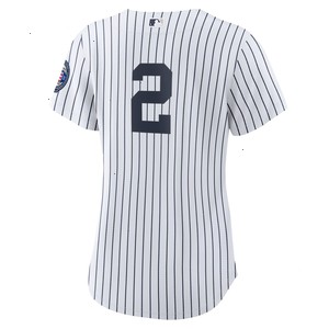 Derek Jeter New York Yankees Nike Women's 2020 Hall of Fame Induction Replica Jersey - White/Navy