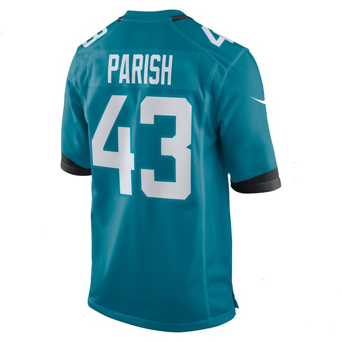 Derek Parish Jacksonville Jaguars Nike Game Jersey - Teal