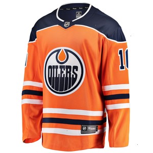 Derek Ryan Edmonton Oilers Fanatics Branded Home Breakaway Player Jersey - Orange