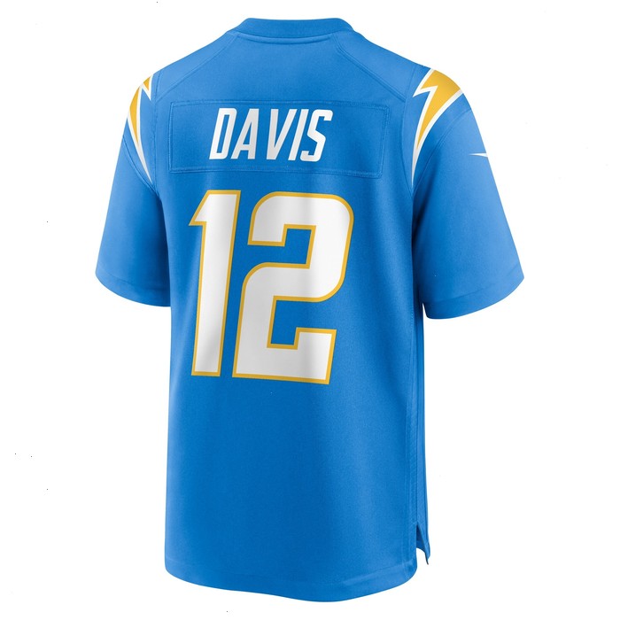 Derius Davis Los Angeles Chargers Nike Team Game Jersey - Powder Blue